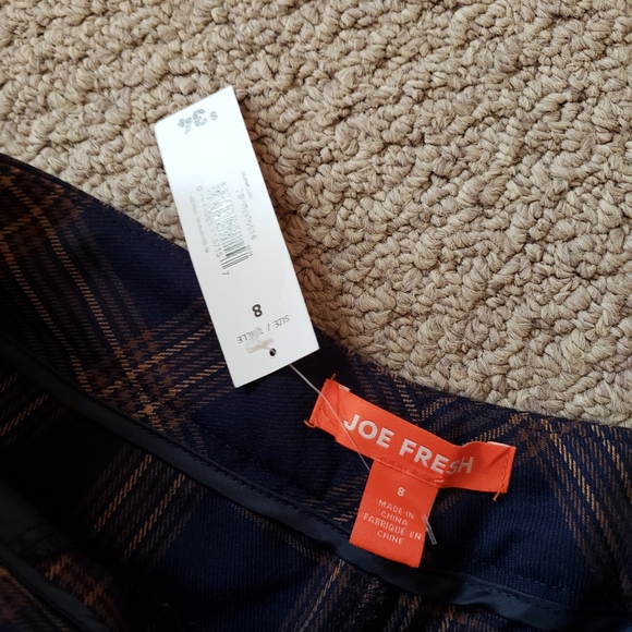 Joe Fresh Plaid Dress Pants - Picture 4 of 4